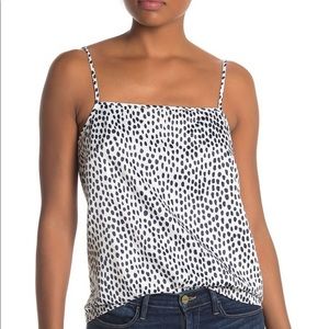 J. Crew dark navy dot camisole. Brand new w/ tags